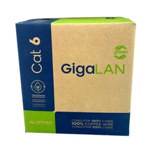 Cabo Rede Lszh U/utp 4px23awg Cat6 Gigalan 305 Metros
