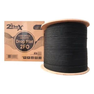 Cabo Óptico Drop 2F Monomodo 1KM FTTH 2Flex